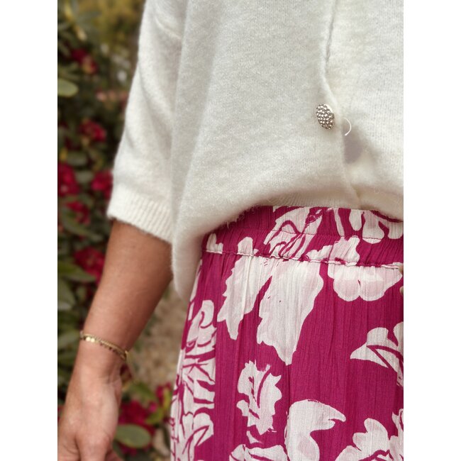 Ze-Ze Ze-Ze Finja skirt pink/white print