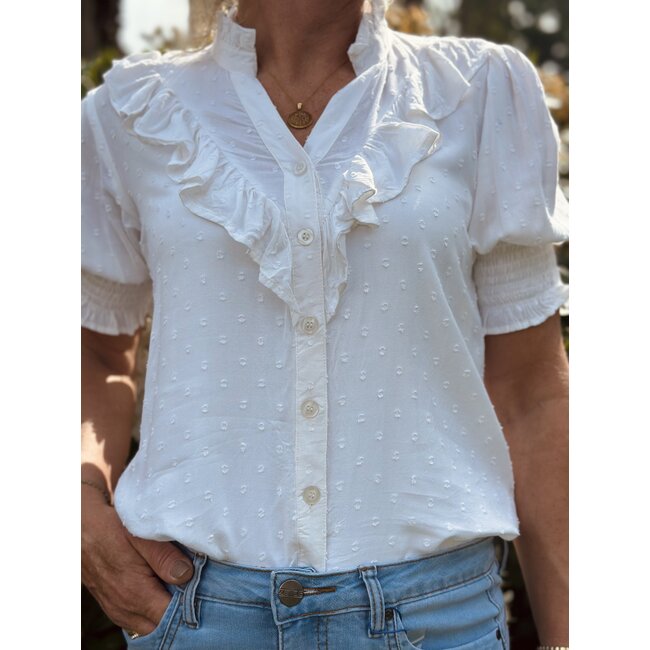 Ze-Ze Ze-Ze Franca top offwhite