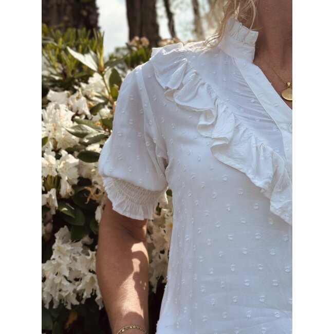Ze-Ze Ze-Ze Franca top offwhite