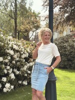 Ze-Ze Ze-Ze Amberly denim skirt blue
