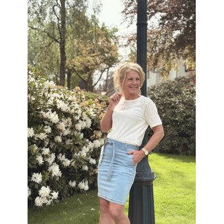 Ze-Ze Ze-Ze Amberly denim skirt blue