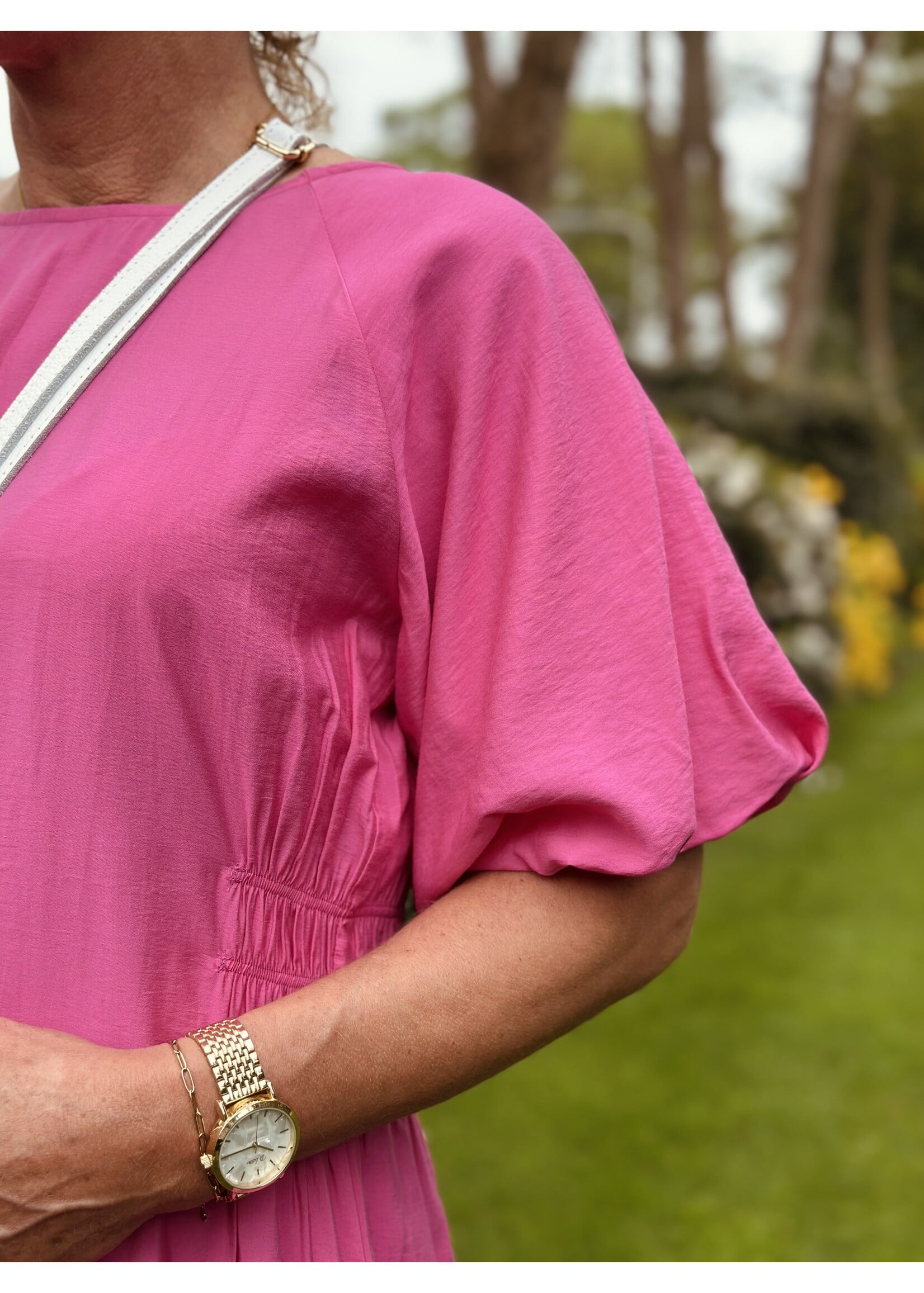 Ze-Ze Ze-Ze Fenja long dress pink