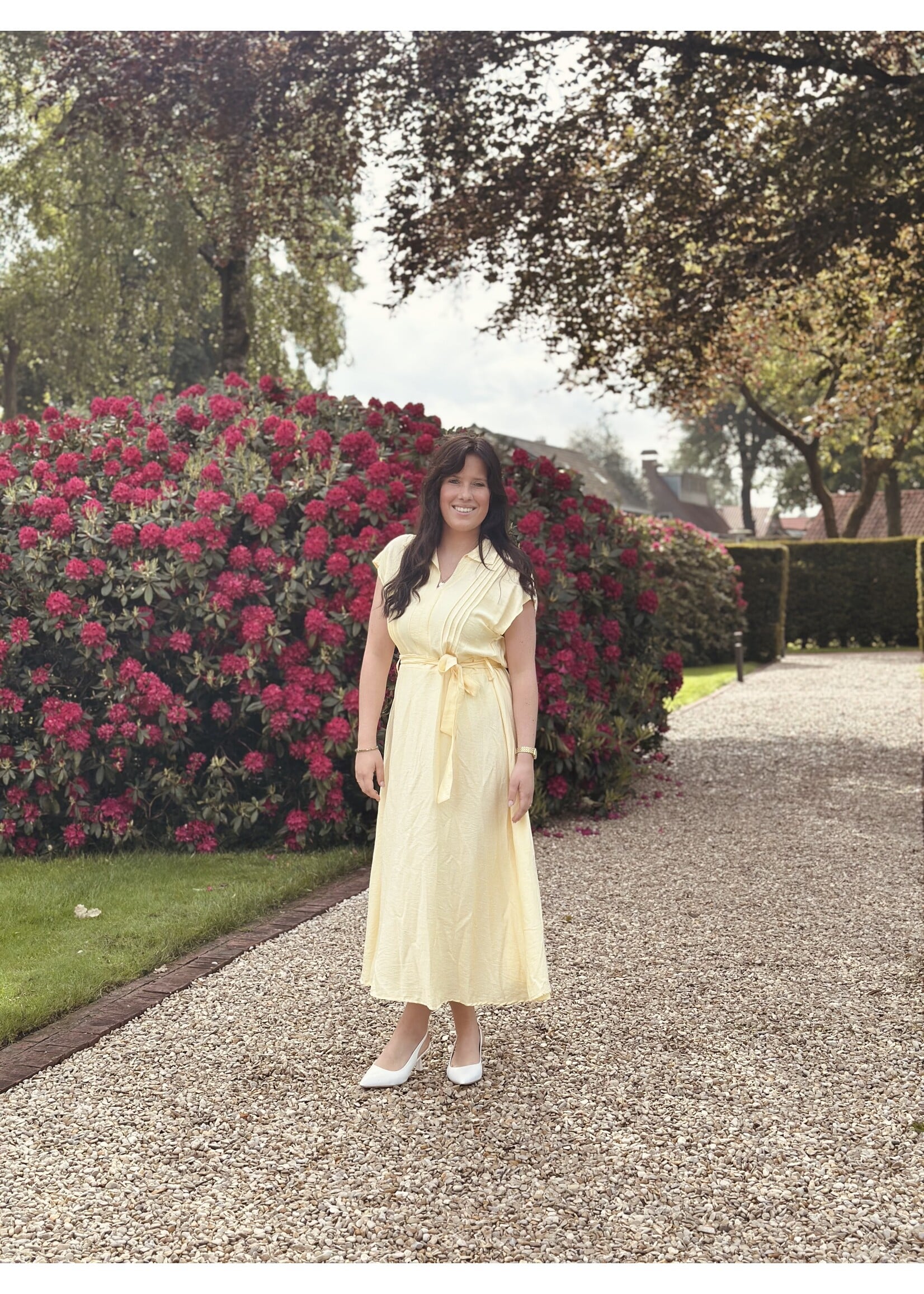 Liana long dress yellow
