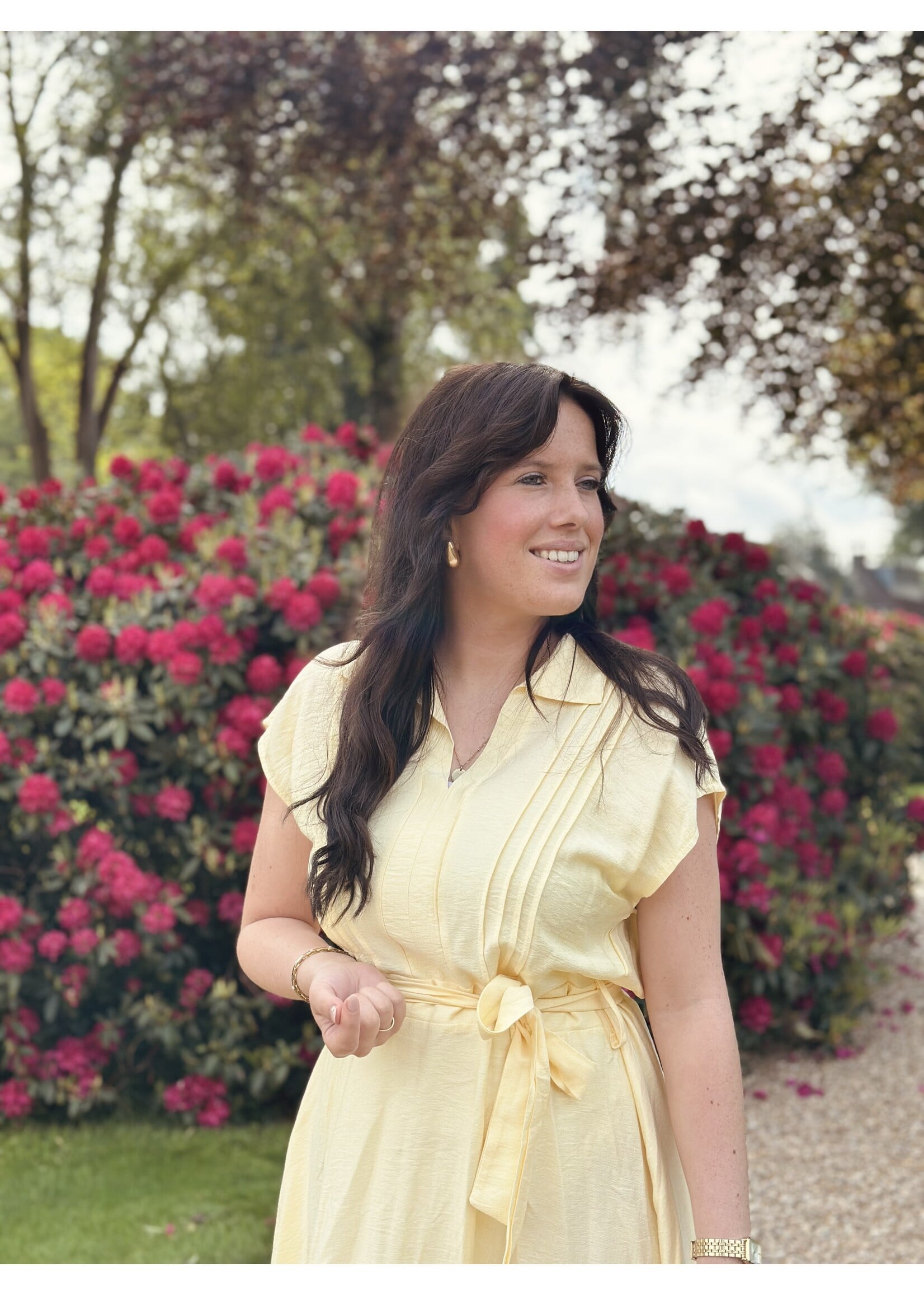 Liana long dress yellow
