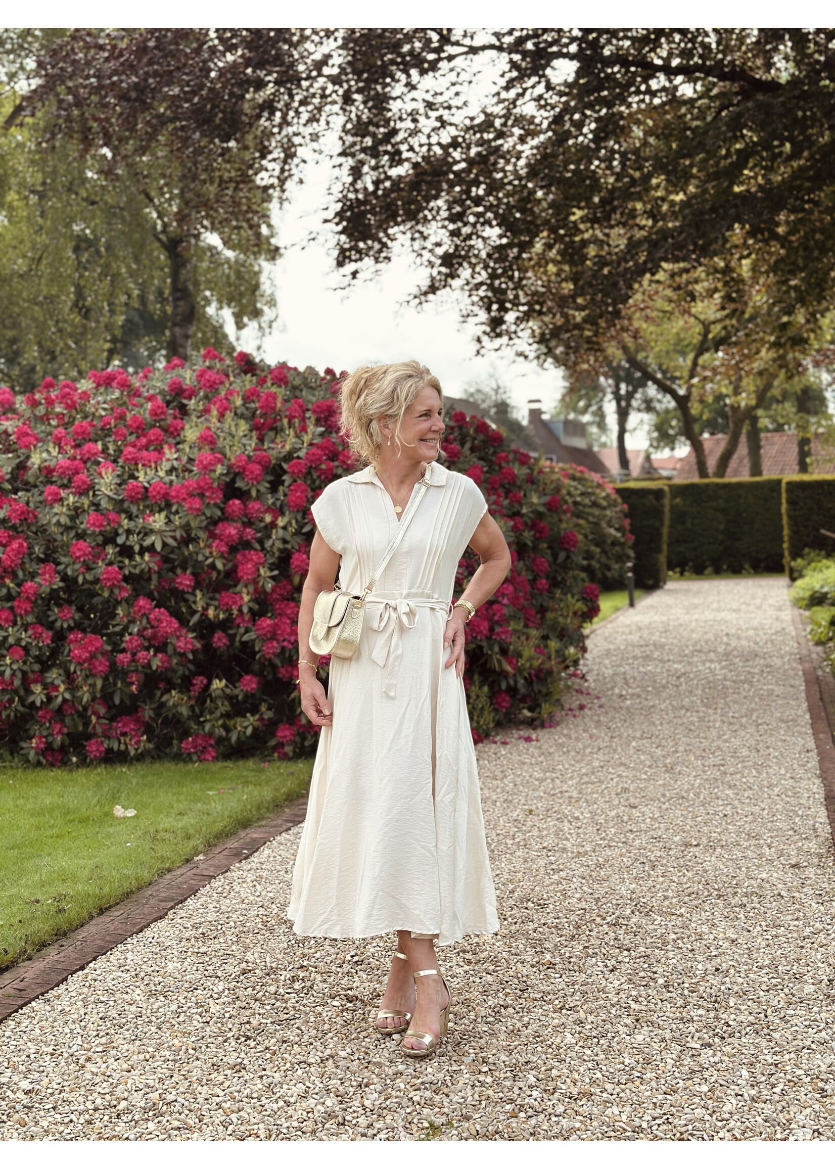 Liana long dress beige