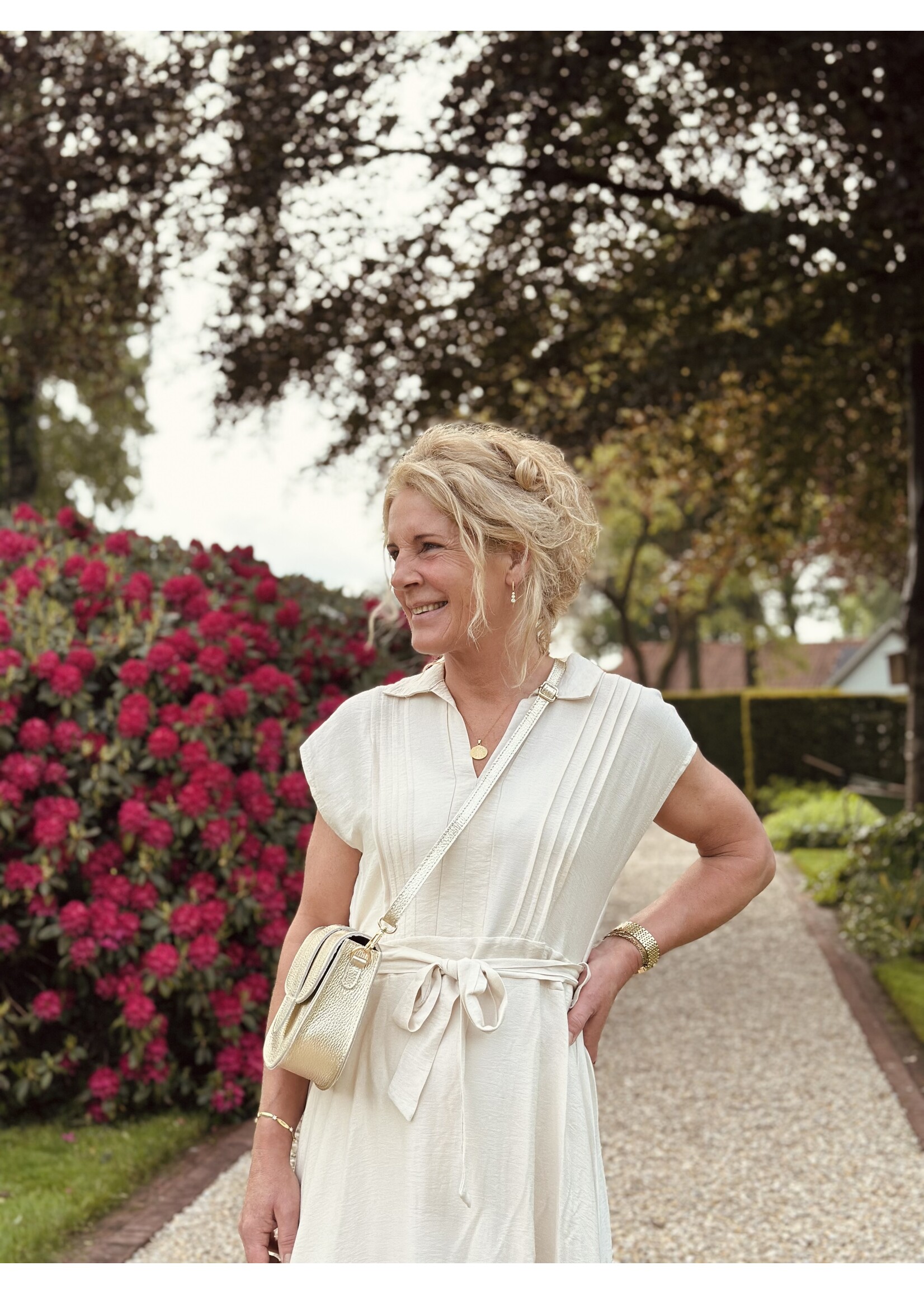 Liana long dress beige
