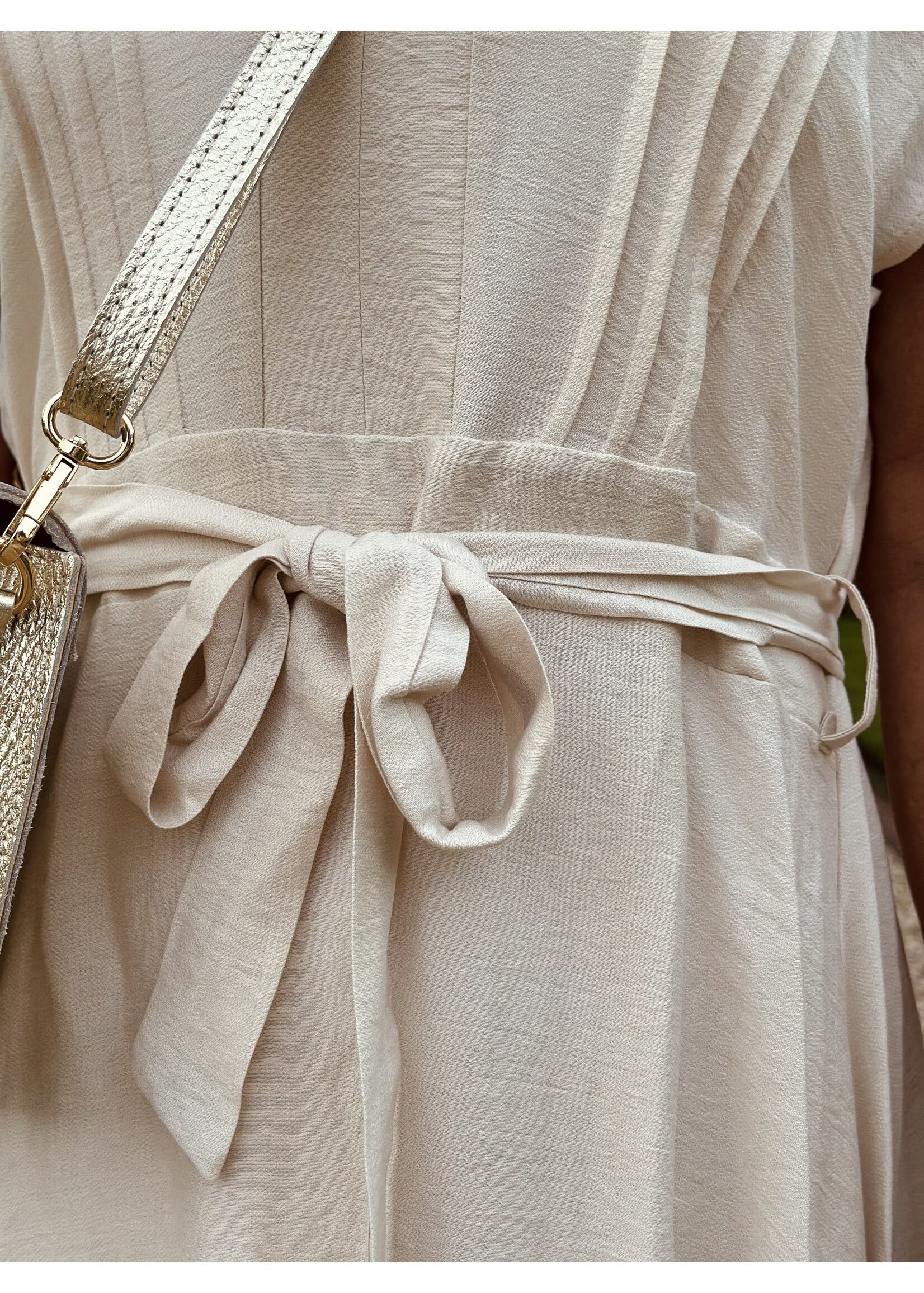 Liana long dress beige