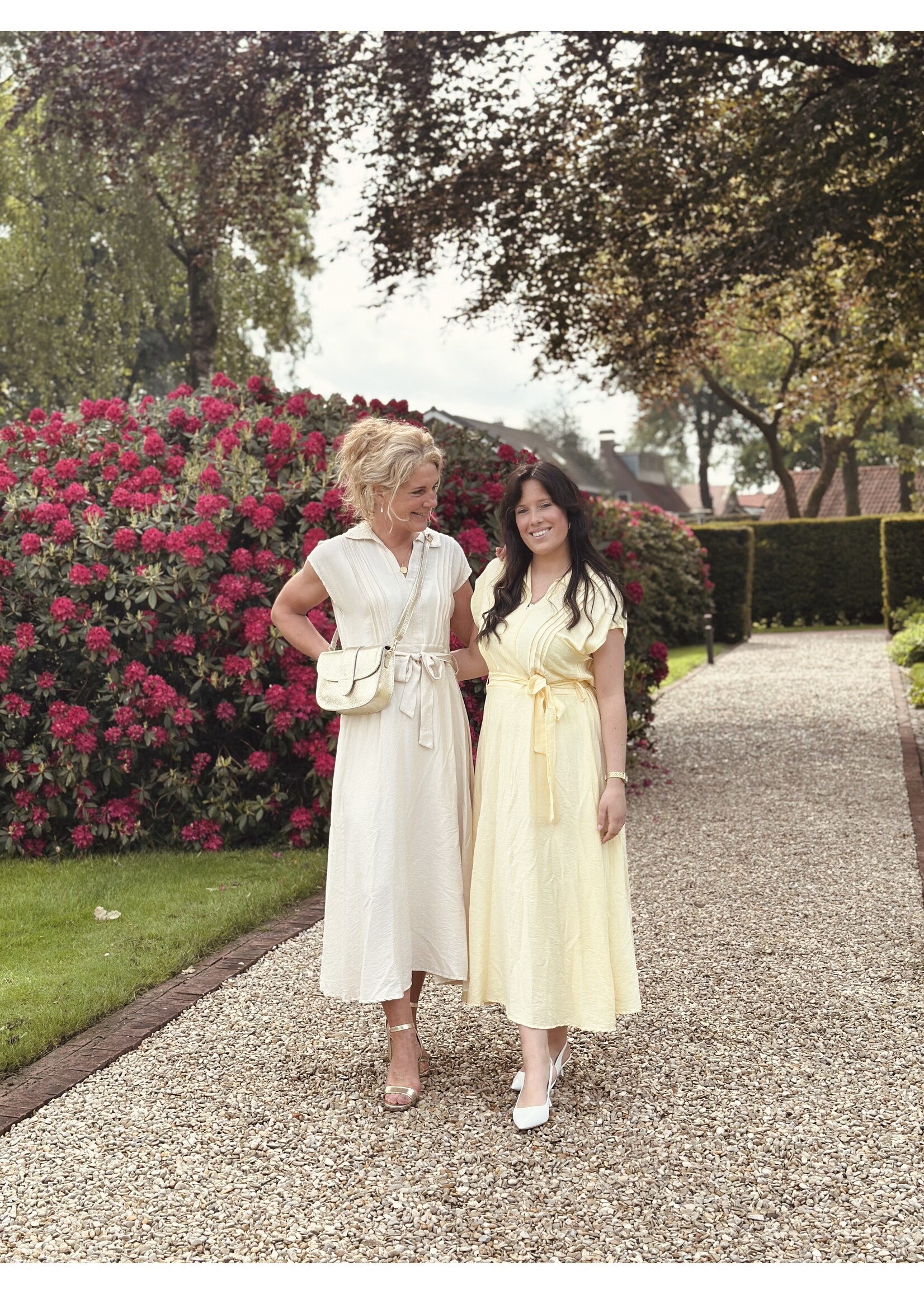 Liana long dress beige