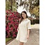 Doortje denim dress beige