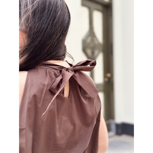 Ilena halter top brown One Size