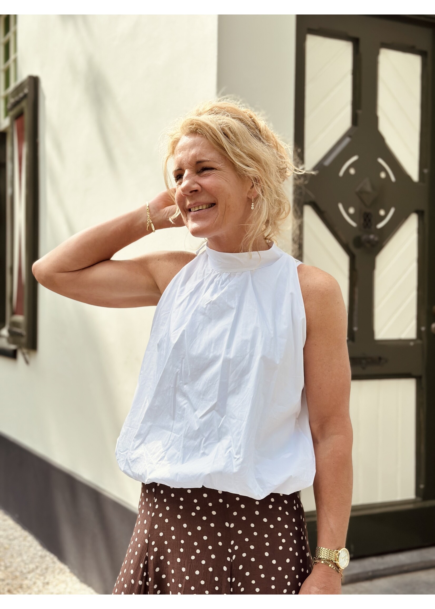 Ilena halter top white One Size