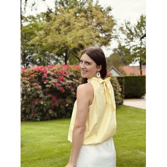 Ilena halter top yellow One Size