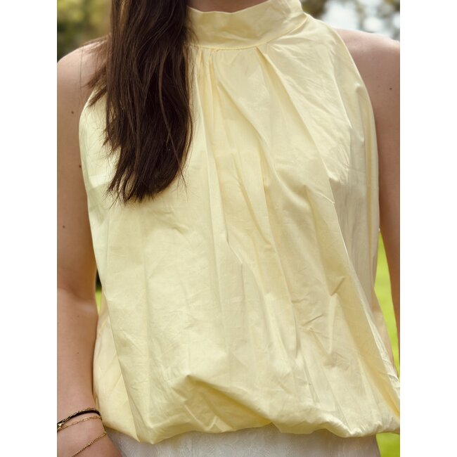 Ilena halter top yellow One Size