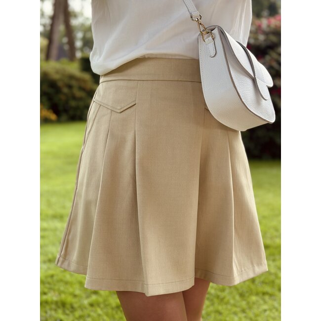 Roanna skirt plissé  pistache green