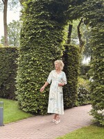 Smashed Lemon Smashed Lemon Leontien long dress green print