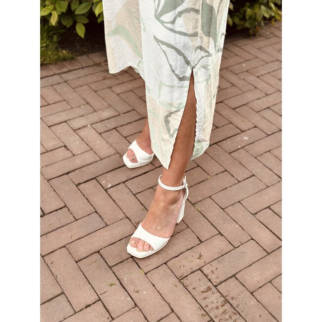 Smashed Lemon Smashed Lemon Leontien long dress green print