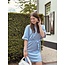 Jolanda satin dress light blue