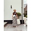 Mariejolijn long skirt offwhite/brown One Size