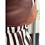 Mariejolijn long skirt offwhite/brown One Size