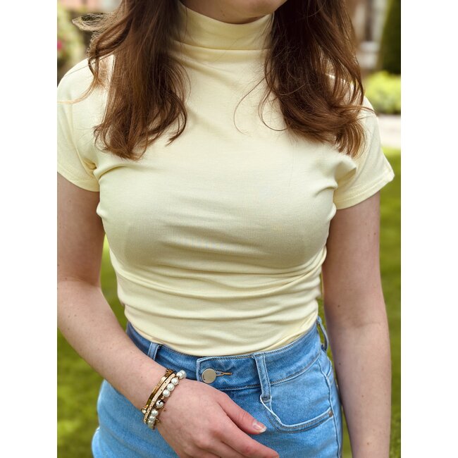 Liane basic top yellow