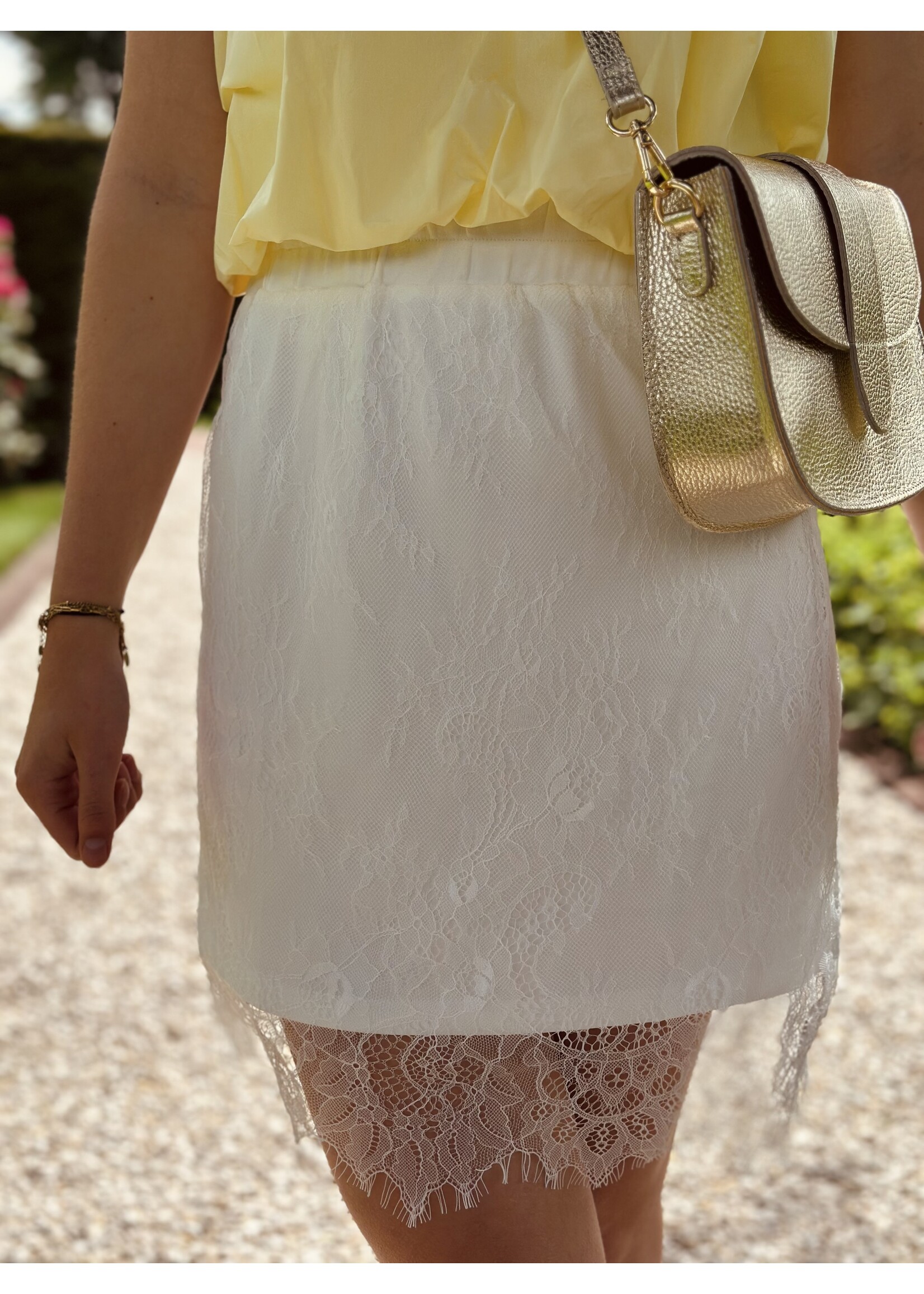 Joylien skirt white broderie