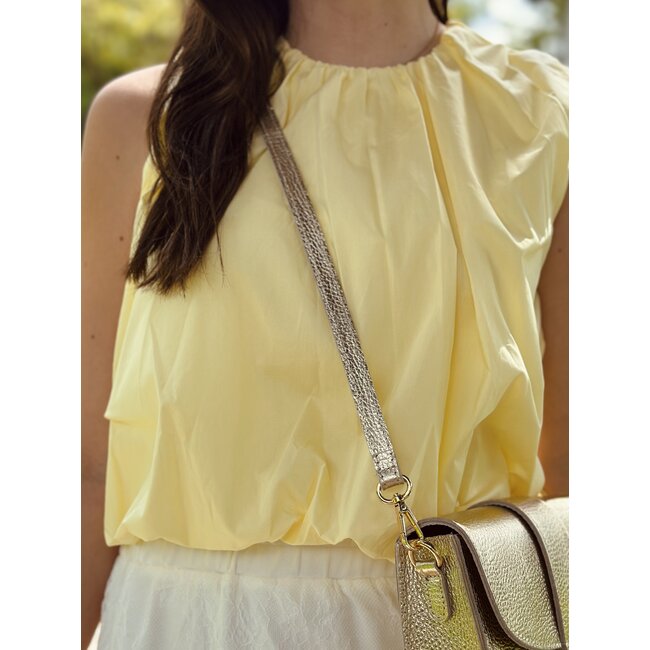 Sjanien blouse top yellow One Size