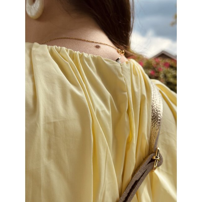 Sjanien blouse top yellow One Size