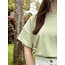 Oriana T-shirt mint green One Size