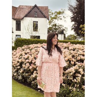 Renske dress feather light pink