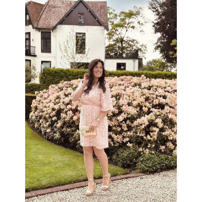 Renske dress feather light pink