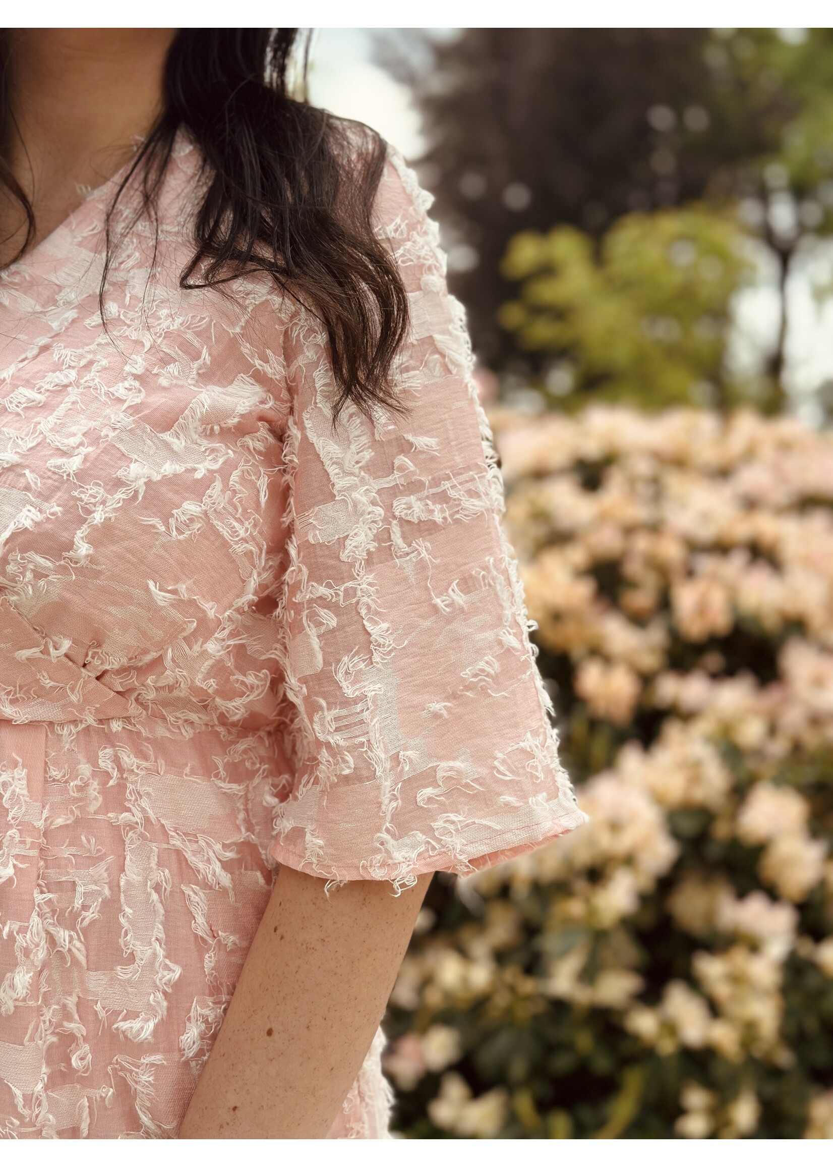 Renske dress feather light pink