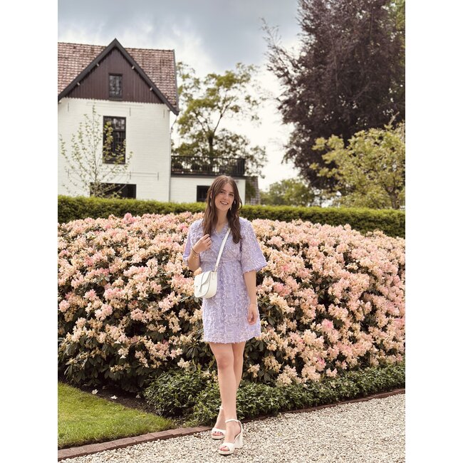Renske dress feather purple