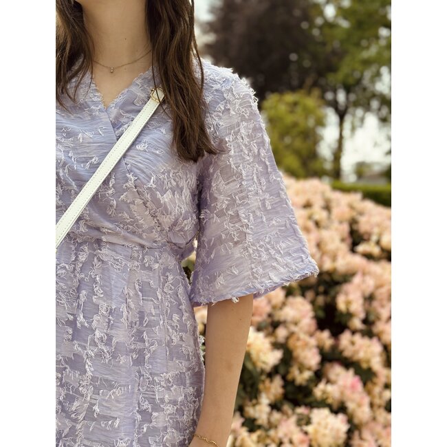 Renske dress feather purple