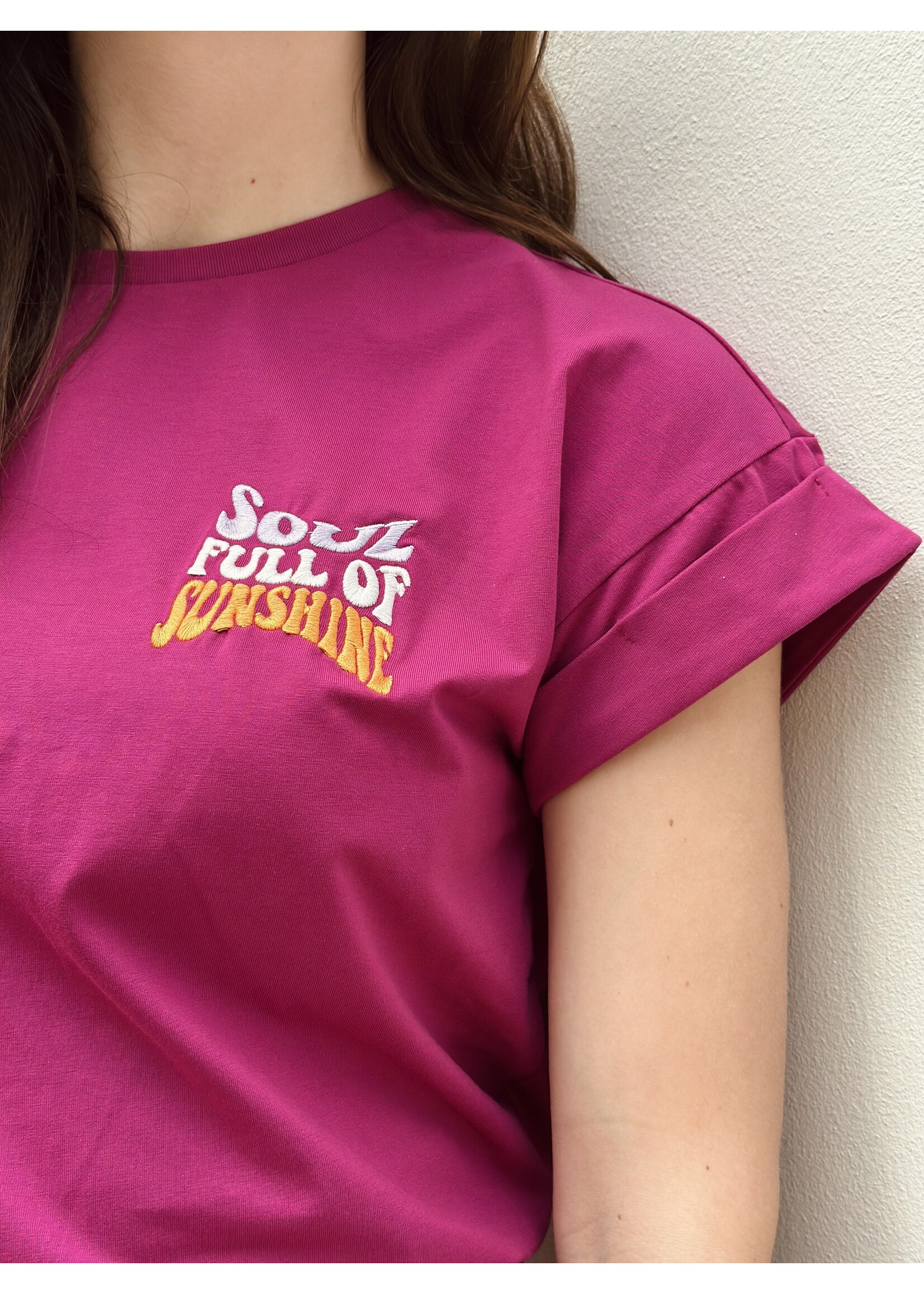 Lofty Manner Lofty Manner Nicole T-shirt Fuchsia