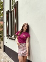 Lofty Manner Lofty Manner Emily skirt pink print