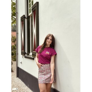 Lofty Manner Lofty Manner Emily skirt pink print