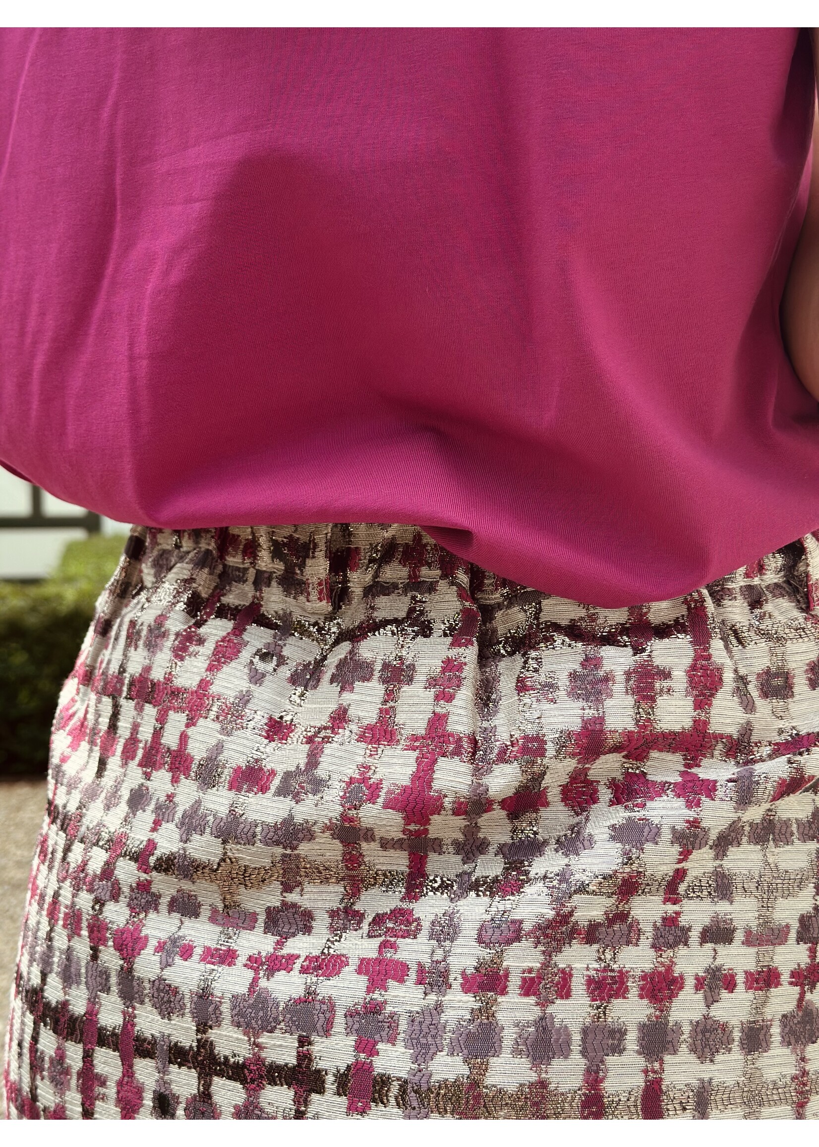 Lofty Manner Lofty Manner Emily skirt pink print