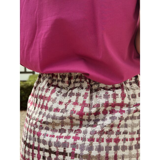 Lofty Manner Lofty Manner Emily skirt pink print