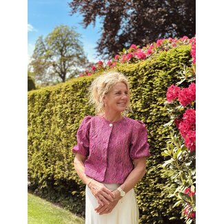 Lofty Manner Lofty Manner Gianna top fuchsia glitter