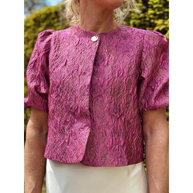Lofty Manner Lofty Manner Gianna top fuchsia glitter