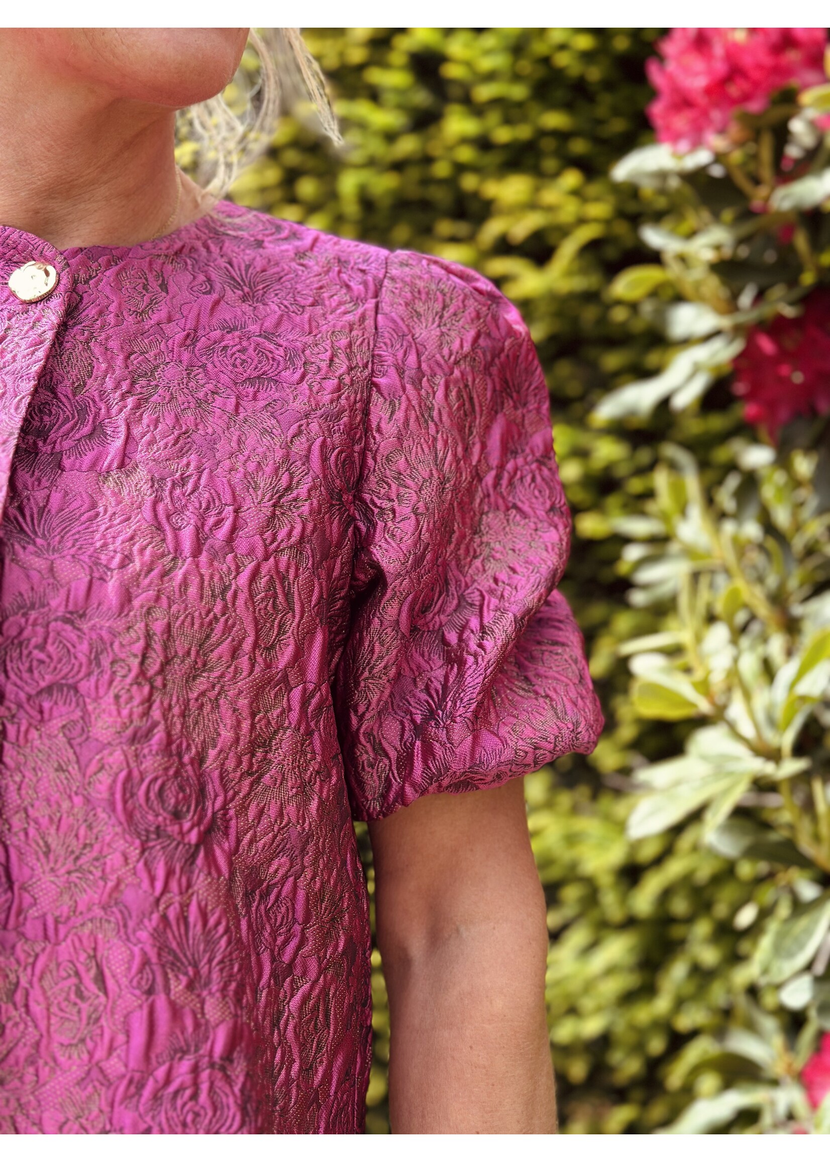 Lofty Manner Lofty Manner Gianna top fuchsia glitter