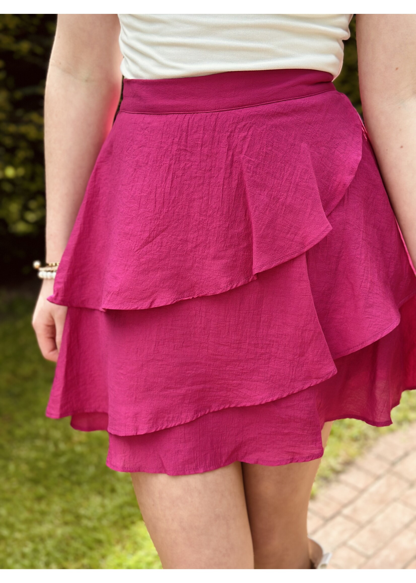 Lofty Manner Lofty Manner Jenna skirt fuchsia