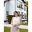 Jarina feather top offwhite