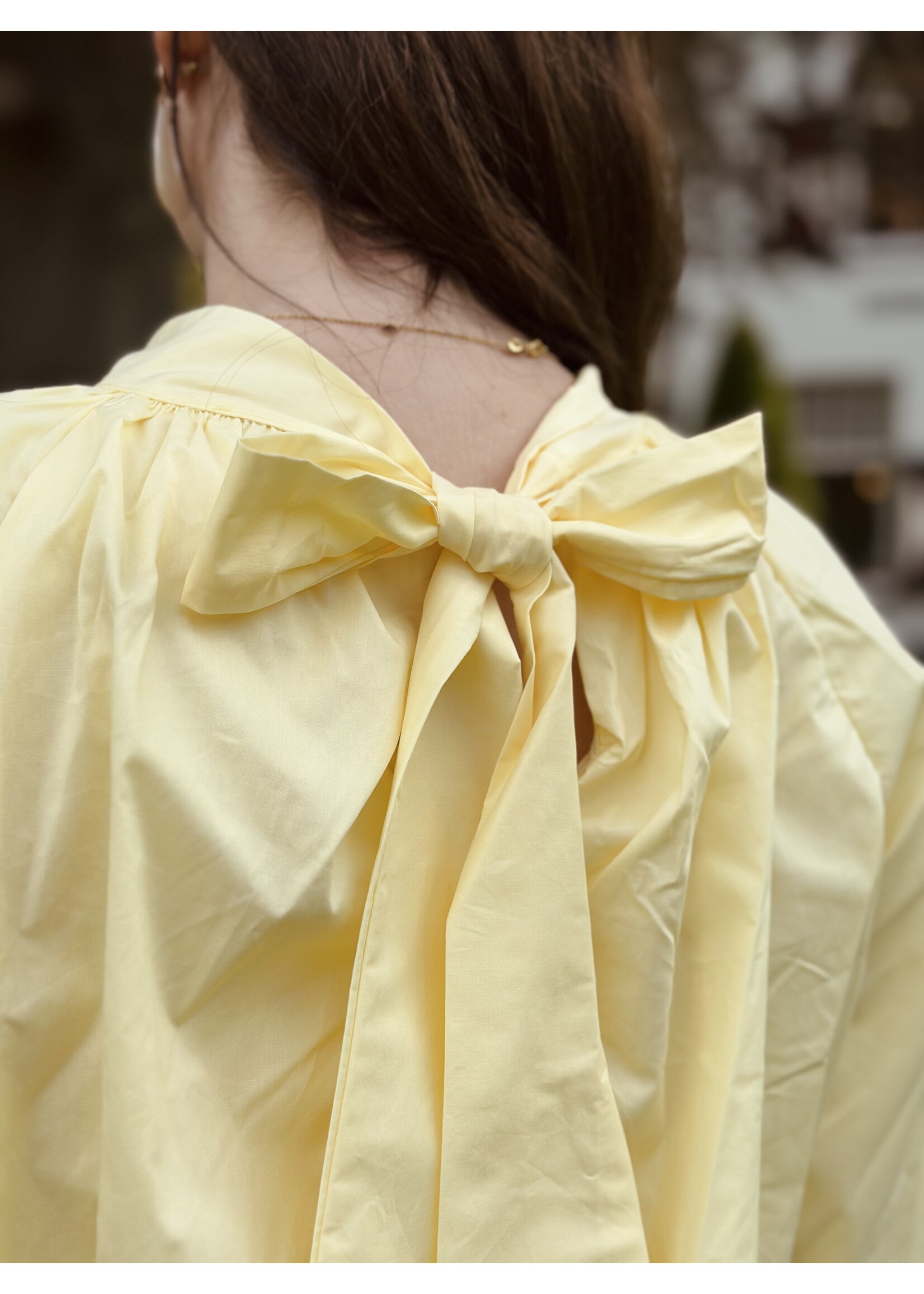 Arina blouse top yellow One Size