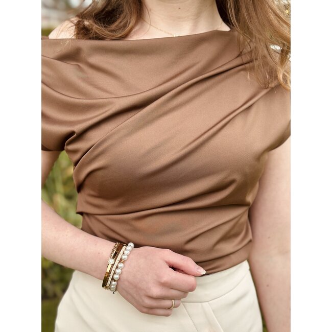 Diane top brown One Size