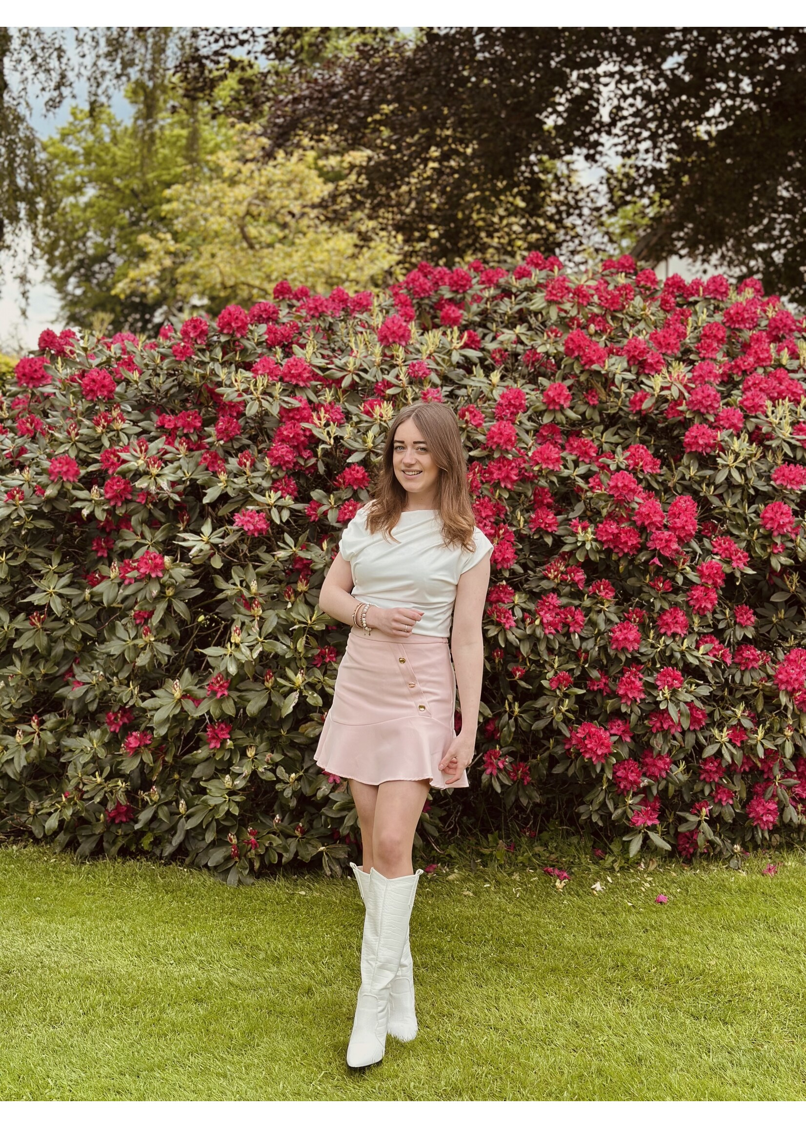 Irena skirt light pink