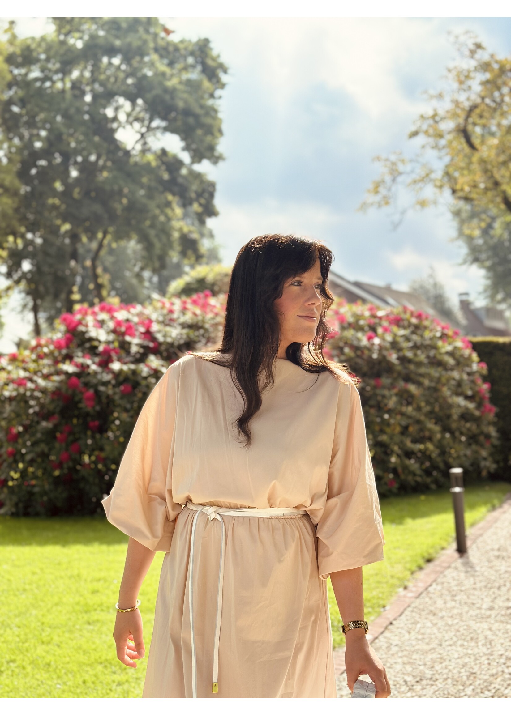 Indya long dress beige One Size