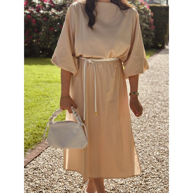Indya long dress beige One Size