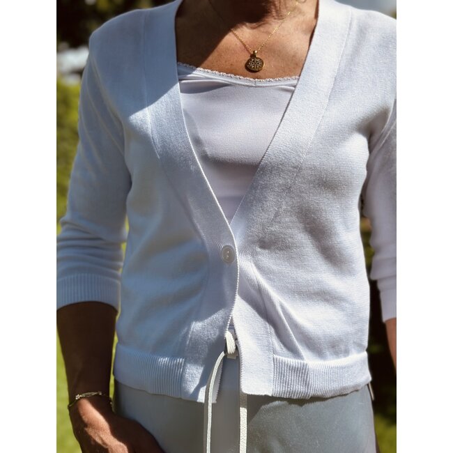 Ze-Ze Ze-Ze Kira cardigan white