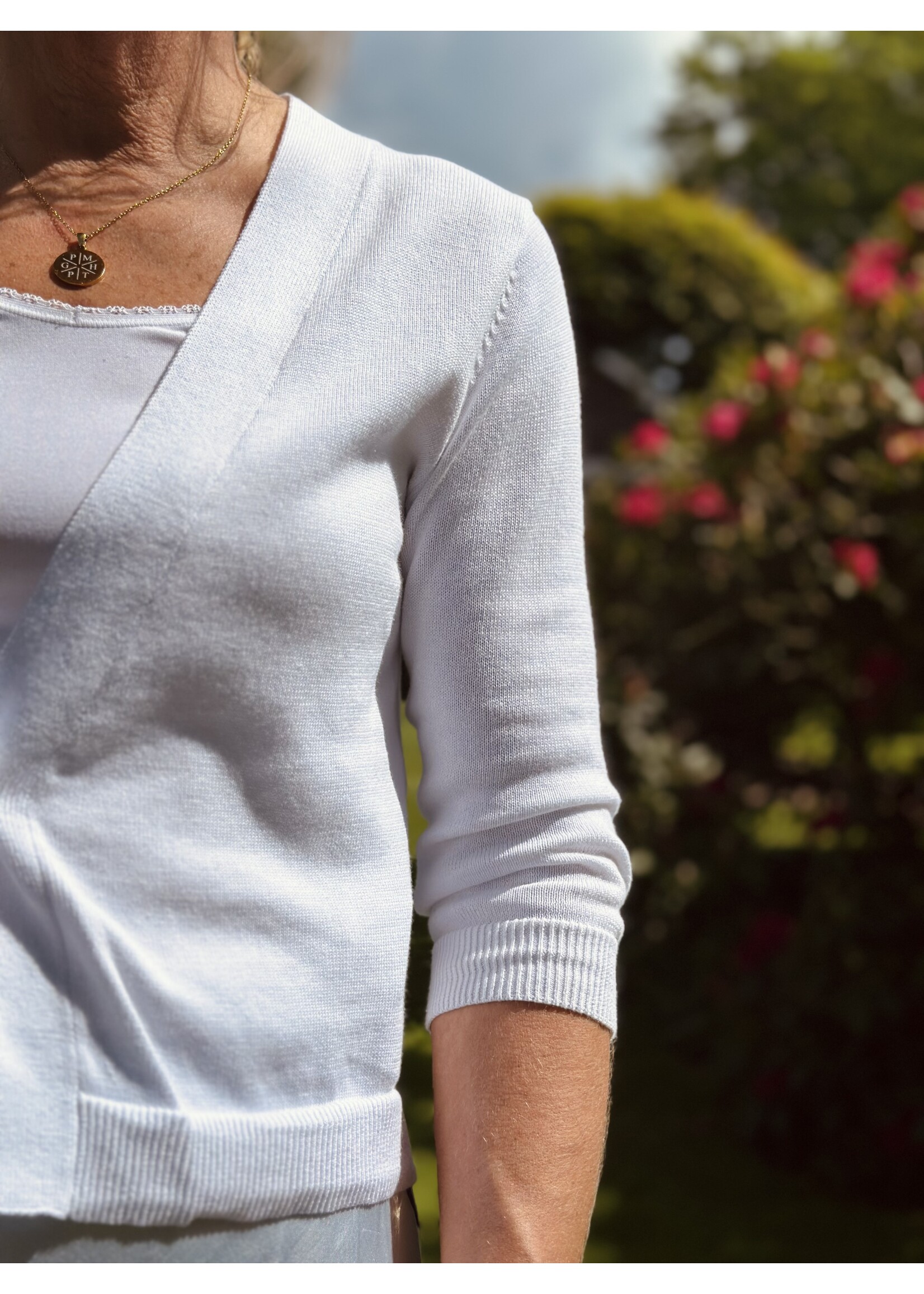Ze-Ze Ze-Ze Kira cardigan white